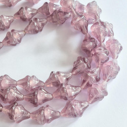 Violet transparent bells...