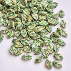 Alabaster leaves  with...