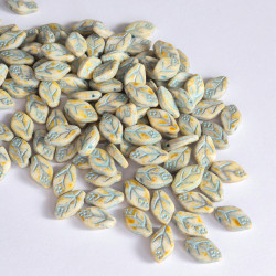 Alabaster leaves with...