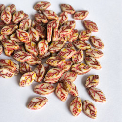 Alabaster leaves with...