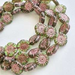 Light green flowers with...
