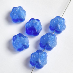 Paws 22 mm matte blue with...