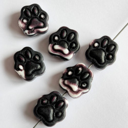 Paws 22 mm black with white...