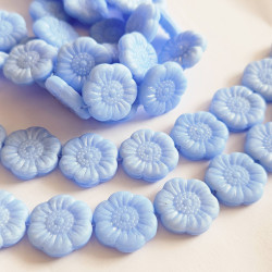 Blue matte flower
