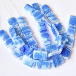 White rectangles with...