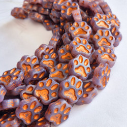 Violet opal paws with...