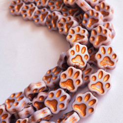 Violet opaque paws with...