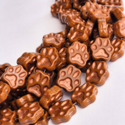 Brown Paws With Copper Finish