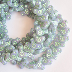 Light violet dove beads...