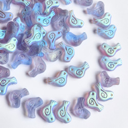 Blue/violet matte dove...