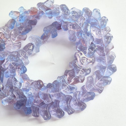 Blue/violet dove beads