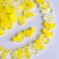 Crystal dove beads with...