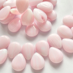 White drops with pink and...