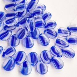 Crystal drops with white...