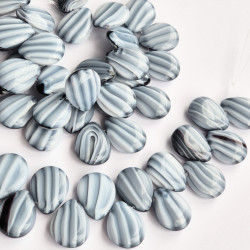 Dark grey drops with light...