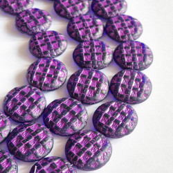 Transparent blue matte wool...