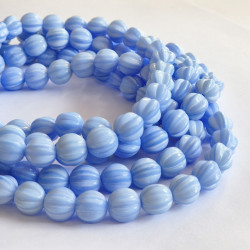 Light blue silky glass melons