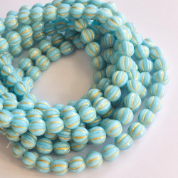 Light blue silky melons...