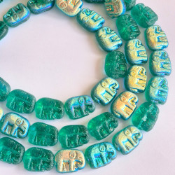 Elephant 19x14 mm green...