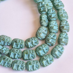 Elephant 19x14 mm green...