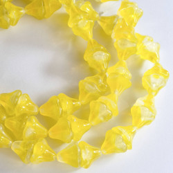 Yellow transparent bells...